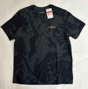 Camiseta Nike Air Jordan Core para hombre negra talla grande HV5090-045 - Imagen 1 de 4
