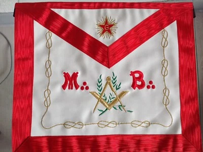 Grand tablier REAA large masonic apron ASSR