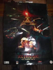 2000 Star Trek Klingon Academy 2 Sided Promo Poster PC Game Ad 38"x27" Very Rare - Bild 1 von 12