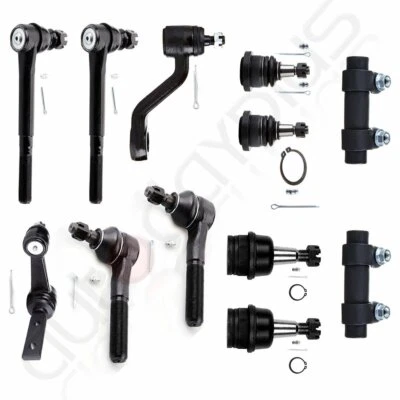 12x Suspension Kit Steering Tied Rod End Ball Joint For 94-99 Dodge Ram 1500 2WD - Image 1 of 4