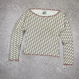 Christian dior boutique Archive Multi logo Long Sleeve Shirt Size It 42 Icon - Picture 1 of 9