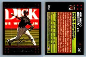 Orlando Hudson Second Baseman Arizona Diamondbacks Topps 2006 Card 299 - Picture 1 of 12