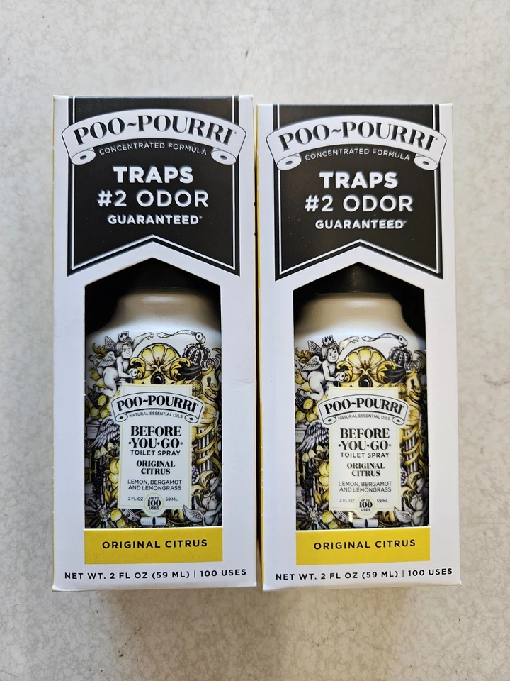Spray de inodoro Poo-pourri Before-you-go, 2 cajas, 2 fl oz Foto 1 de 1