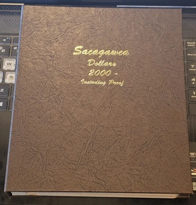 60 Coin Complete Dansco Album 8183: Sacagawea Dollars w/ Proofs 2000-2019 - Image 1 of 4