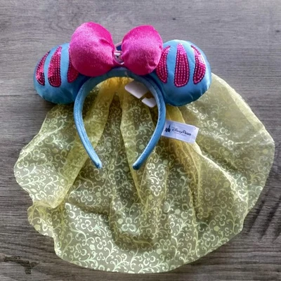 Disney Orejas Mujeres Blancanieves Minnie Mouse Arco Velo Lentejuelas Talla Única Diadema Foto 1 de 4