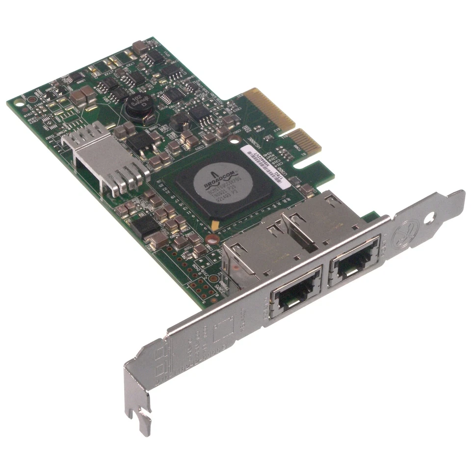 DELL Netzwerkkarte 1Gbps 2-Port PCI-E 0G218C - Bild 1 von 1