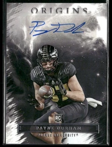 Payne Durham Auto AU 2023 Panini Chronicles Draft Picks Purdue Boilermakers - Picture 1 of 2