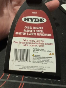 Hyde 12050 Chisel Scraper 3 In. Heavy Duty Long Handle Surface Prep Tool - Foto 1 di 6