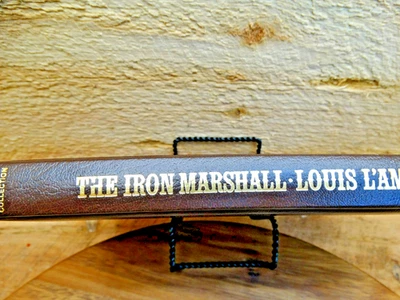 Louis L'Amour "The Iron Marshall" Western Leatherette Book - Image 1 of 3