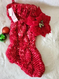 Strick Weihnachtsstrumpf, Standardgröße ~ rot ~ NEU - Bild 1 von 4