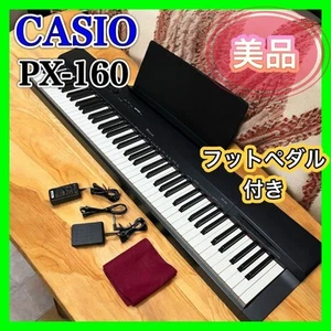 CASIO Electronic Keyboards Musical Instrument PX-160 BK 88 Keys From Japan - Picture 1 of 18
