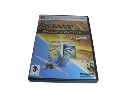 Microsoft Flight Simulator X: Gold Edition | PC DVD | Completo | Probado Foto 1 de 3