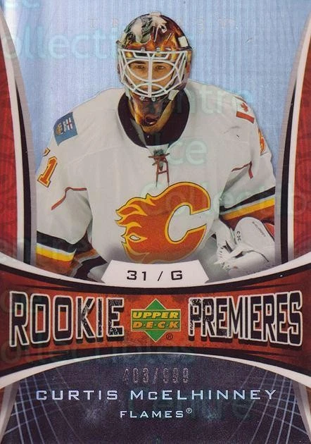 2007-08 UD Trilogy #131 Curtis McElhinney - Image 1 of 1