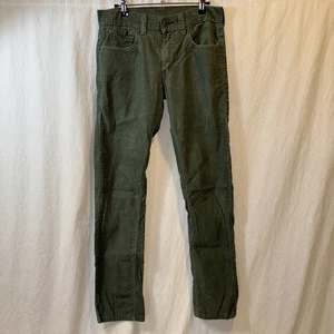 Leicht gebrauchte Herren Levi’s 511 Skinny Fit grüne Cordhose Größe 30x32 - Bild 1 von 13