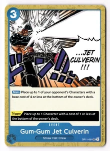 Gum-Gum Jet Culverin OP11-061 A Fist of Divine Speed Normal NM - Picture 1 of 2