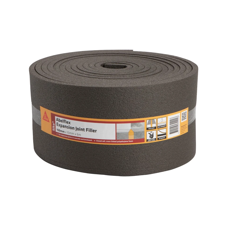 Sika 10 x 150mm 6m Abelflex Expansion Joint Filler Foam - Image 1 of 1