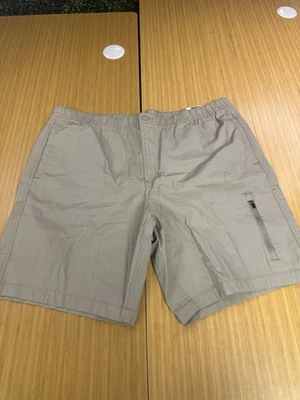 Mens George At The Knee Stretch Shorts XL (40-42) Khaki Security Pocket NWT - Image 1 of 4