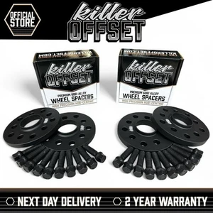 2x 15mm, 2x 20mm Staggered Wheel Spacers, Radius Bolts, Audi A4, A5, 5x112 66.6 - Picture 1 of 5