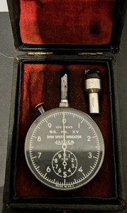 Vintage WW2 Jaeger Uhr tragbarer Drehzahlmesser US Air Force mit Box - GETESTET - Bild 1 von 7