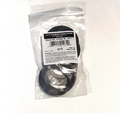 Arandela de unión dieléctrica de goma Danco 61264 tamaño estándar 1-1/4 pulg. 10 por pack Foto 1 de 2