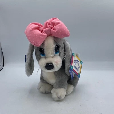 Applause Sad Sam Honey Plush Toy Stuffed Animal Dog Puppy 1987 Vintage Tags 6" - Image 1 of 4