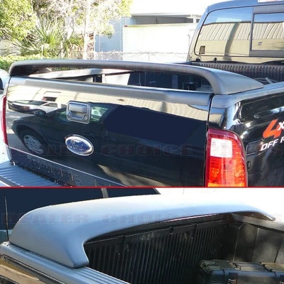 For 2008-12 13 2014 2015 2016 Ford F250 Rear Bed Truck Spoiler Wing MATTE BLACK Foto 1 de 4