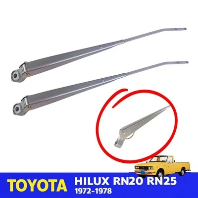 Pair Front Wiper Arm For Toyota Hilux RN20 RN25 Pickup LH+R 1972-1978 Auto part Foto 1 de 4