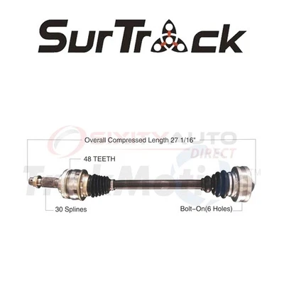 SurTrack CV Axle Shaft for 2001-2005 Lexus IS300 3.0L L6 - Constant Velocity om - Image 1 of 4