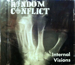 RANDOM CONFLICT INTERNAL VISIONS RARE SEALED 1992 CD PEER PRESSURE PRODUCTIONS - Imagen 1 de 2