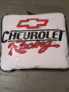 Vintage Chevrolet Racing Sitzkissen 12x13 Zoll Advanced Vinyl Grafik USA  - Bild 1 von 9