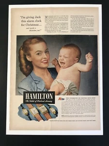 Anuncio vintage 1945 - Relojes Hamilton - Imagen 1 de 1