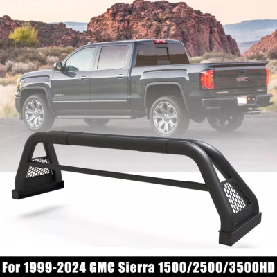 Adjustable Sport Bar Truck Bed Chase Rack Roll Bar For 1999-2025 GMC Sierra 1500 Foto 1 de 4