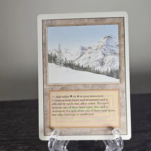 MTG Taiga Revised Edition Regular Rare - Picture 1 of 3