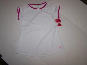 Set Boutique Girls Bridget Basic Tee Shirt White/Purple Size M (10-12) NWT - Picture 1 of 2