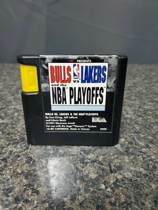 Bulls vs. Lakers and the NBA Playoffs Sega Genesis, 1991 Cartridge Only Works - Picture 1 of 4