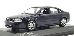 Minichamps Scala 1/43 400 011702 - Audi RS6 2002 - Blu Met - Foto 1 di 5