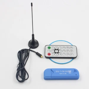 USB 2.0 Digital DVB-T SDR+DAB+FM HDTV Video Equipment TV Tuner Receiver Stick - Picture 1 of 3