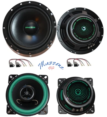 IPNOSIS Set 4 Arcas Peugeot 206 Cc Delantero Post Conectores Altavoces Coche - Imagen 1 de 4
