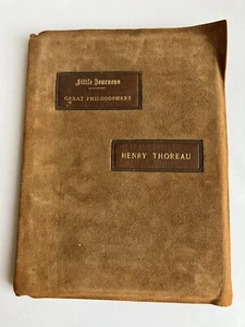 Henry Thoreau LITTLE JOURNEYS Great Philosophers 1904 Hubbard, Elbert Suede Book - Bild 1 von 24