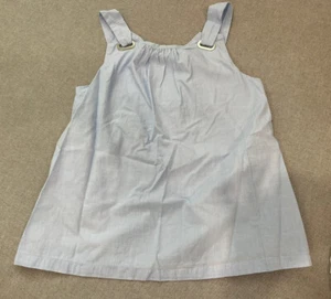 Zara Girls Blue Sleeveless Shirt Top Size 9-10 - Picture 1 of 5