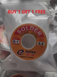 Buy 1 Get The 2nd Free- Solder Core Wire Diam 0.8mm Model B-1 Flux 2% Free P&P - Picture 1 of 4