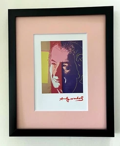 ANDY WARHOL AWESOME 1984 SIGNED GOLDA MEIR PRINT MATTED 8X10 $ - Picture 1 of 3
