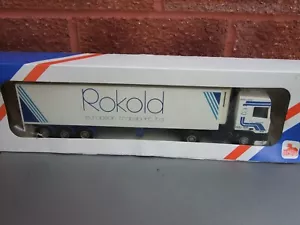 Lion Toys DAF 95 with Refrigerated Trailer Rokold - 1/64 BOXED minor damage - Picture 1 of 1