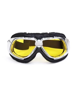 New CRG Vintage Bike Aviator Pilot Style Motorcycle Cruiser Scooter Goggles T10 - Bild 1 von 7