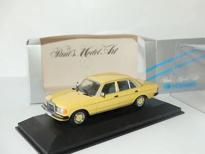 MERCEDES 200 D LIMOUSINE W123 Jaune MINICHAMPS 1:43 - Photo 1/2