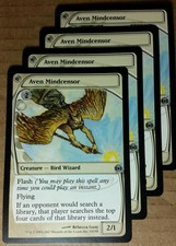 Magic MTG Future Sight - 4x Aven Mindcensor NM unc English bird original playset