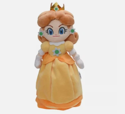 Super Mario Bros. series plush Princess Daisy 10" stuffed toy doll - Image 1 of 3