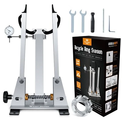 WEST BIKING MTB Road Bike Wheel Truing Stand Bicycle Tire Rim Wheel Repair Tools - Image 1 of 4