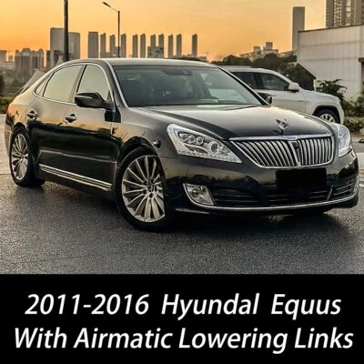For 11-16 Hyundai Equus Adjustable Air Suspension Lowering Links Kit Module Rods - Изображение 1 из 4