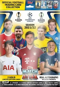 2021/22 match attax starter pack includes 2 gold limited edition cards - Picture 1 of 1